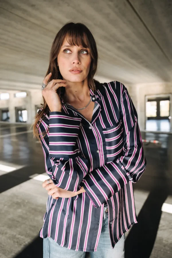 Freeman T. Porter Tops & Chemises*Chestine Stripes