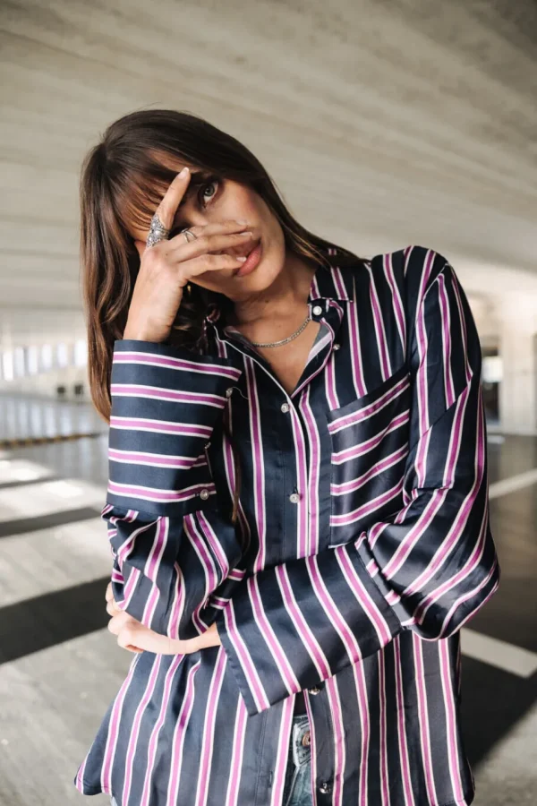 Freeman T. Porter Tops & Chemises*Chestine Stripes