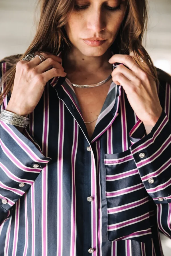 Freeman T. Porter Tops & Chemises*Chestine Stripes