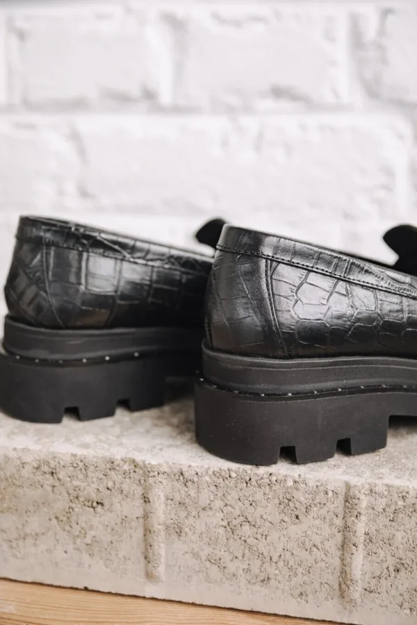 Freeman T. Porter Chaussures*Mokka Croco