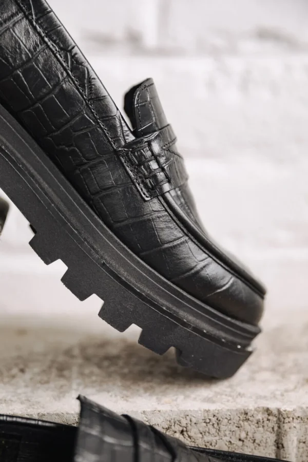 Freeman T. Porter Chaussures*Mokka Croco