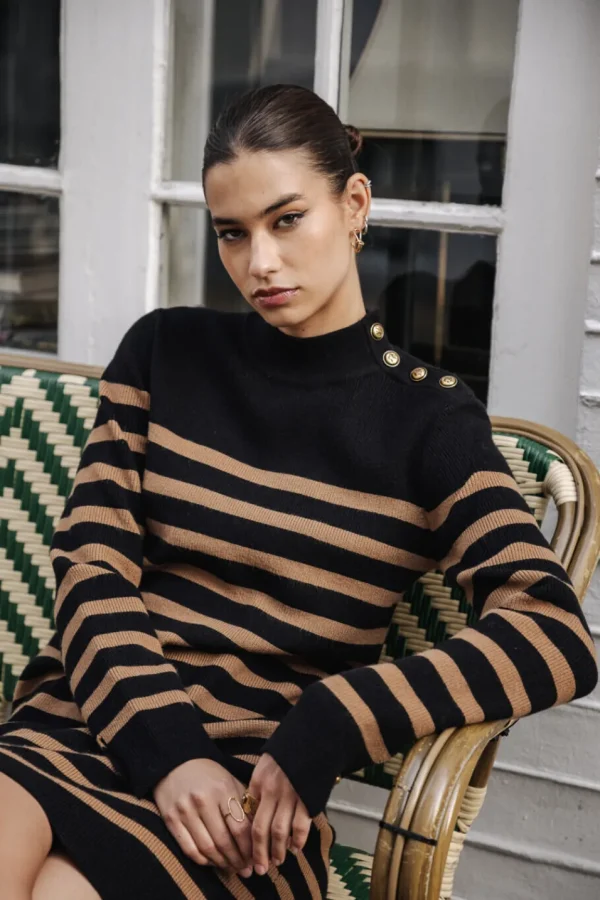Freeman T. Porter Robes & Jupes*Reliane Stripes