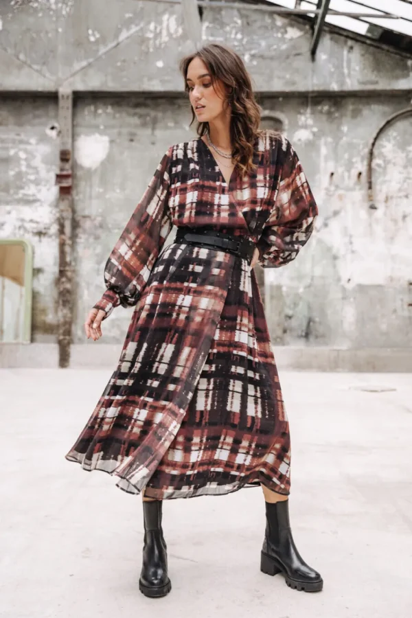 Freeman T. Porter Robes & Jupes*Rosella Blurry Gingham