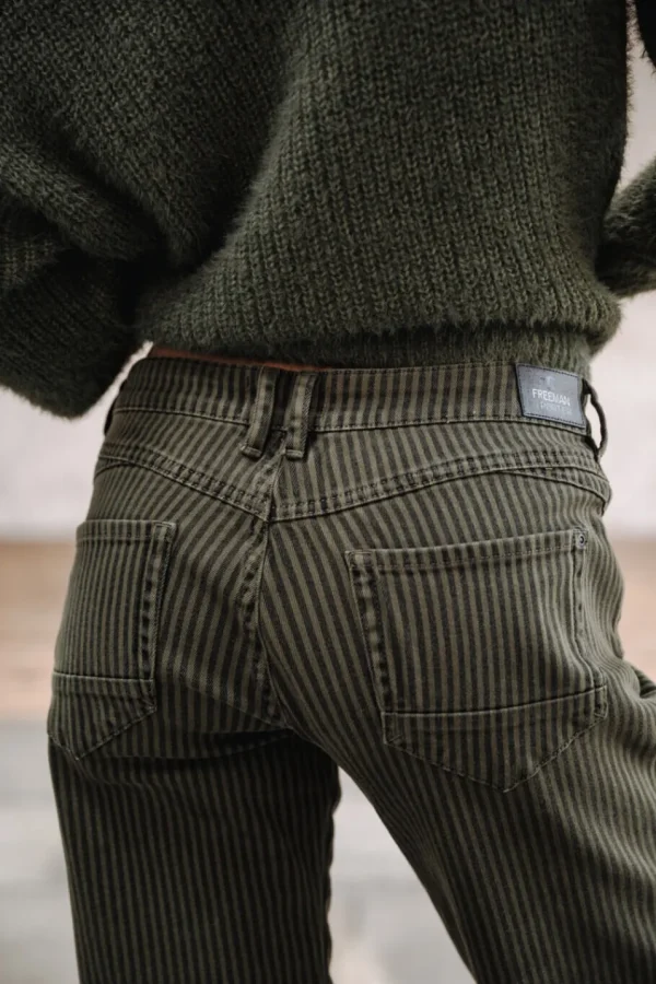 Freeman T. Porter Pantalons ColoréS | Slim*Sophy Coyote