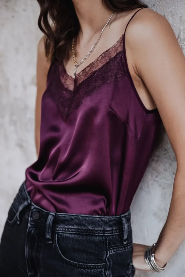 Freeman T. Porter Tops & Chemises*Thylia Lace Fabric Mix