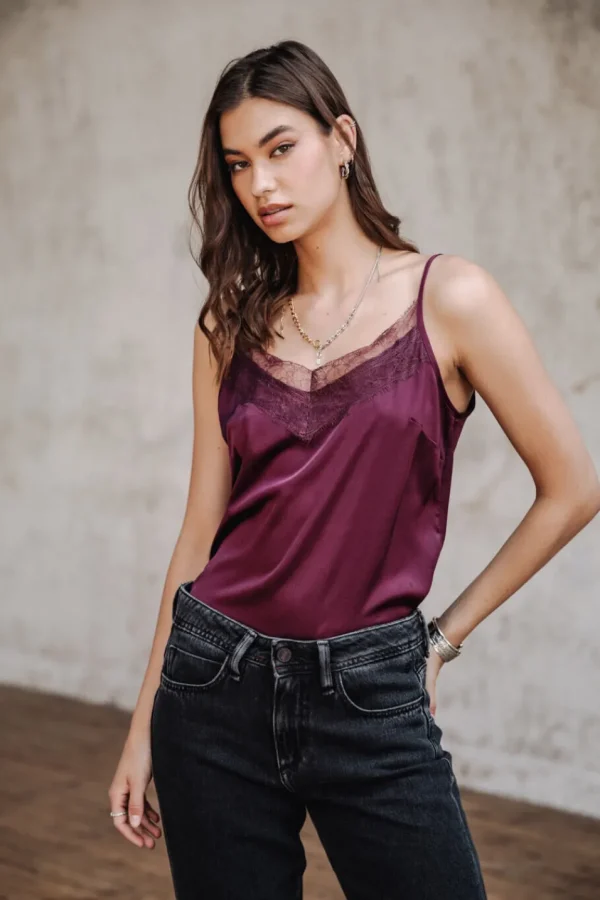 Freeman T. Porter Tops & Chemises*Thylia Lace Fabric Mix