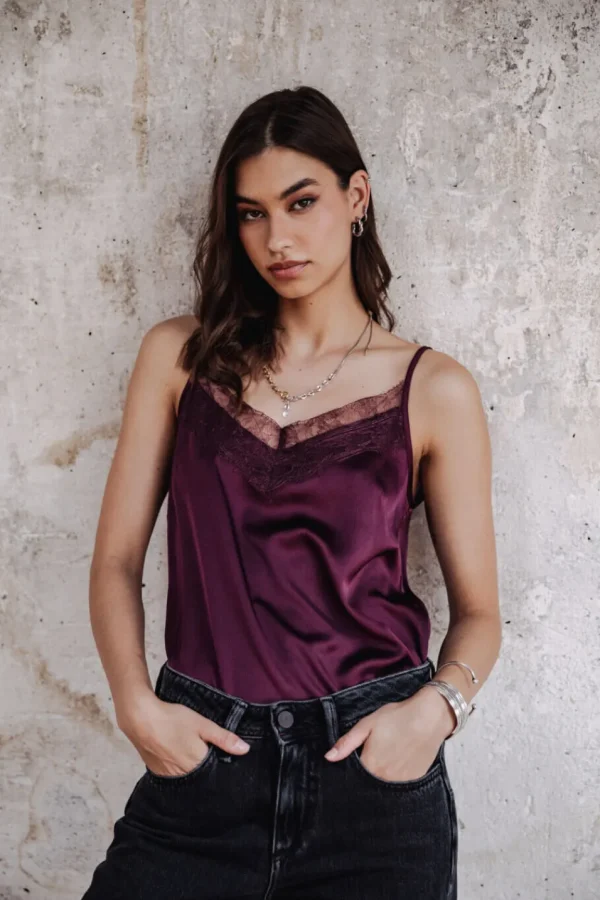 Freeman T. Porter Tops & Chemises*Thylia Lace Fabric Mix